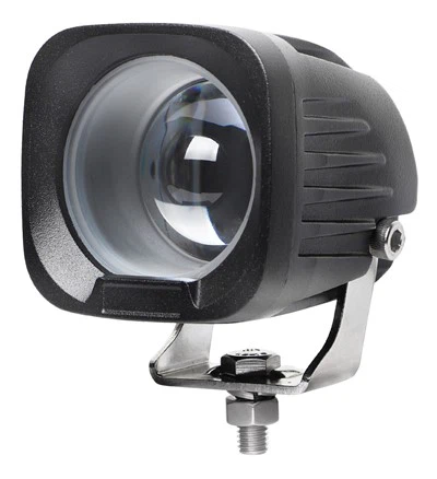 3-Inch High-Level Alloy Red Blue LED Forklift Warehouse Safety Round Spot Beacon